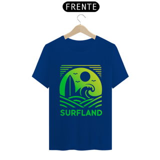 Nome do produto Camiseta Surfland Oficial - Verde e Amarelo