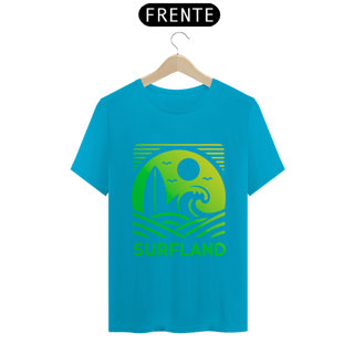 Nome do produto Camiseta Surfland Oficial - Verde e Amarelo