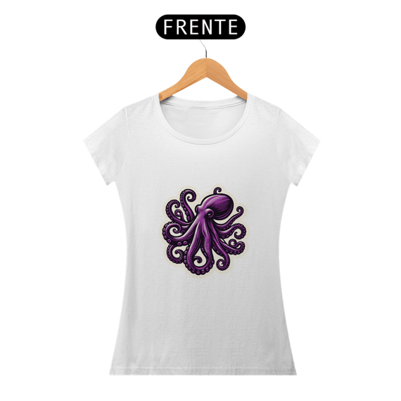 Camiseta Sticker Feminina - Polvo