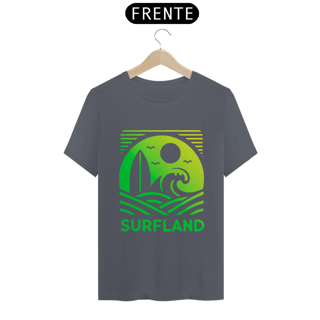 Nome do produto Camiseta Surfland Oficial - Verde e Amarelo