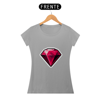 Nome do produto Camiseta Sticker Feminina - Ruby