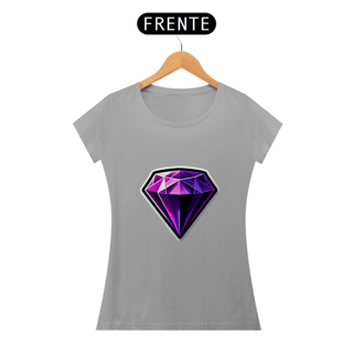 Nome do produto Camiseta Sticker Feminina - Ametista
