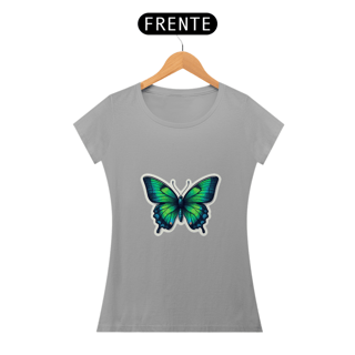 Nome do produto Camiseta Sticker Feminina - Butterfly