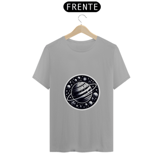 Nome do produto Camiseta Stickers - Saturno