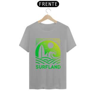 Nome do produto Camiseta Surfland Oficial - Verde e Amarelo