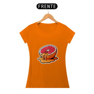 Nome do produto Camiseta Sticker Feminina -  Toranja