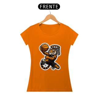 Nome do produto Camiseta Sticker Feminina - Tigre