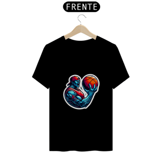 Nome do produto Camiseta Stickers - Basquete Monster
