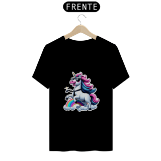 Nome do produto Camiseta Stickers - Unicornio