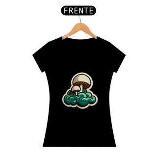 Nome do produto Camiseta Sticker Feminina - Cogumelo 1