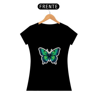 Nome do produto Camiseta Sticker Feminina - Butterfly