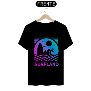 Nome do produto Camiseta Surfland Oficial - Gradient Roxo e azul