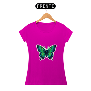 Nome do produto Camiseta Sticker Feminina - Butterfly