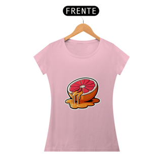 Nome do produto Camiseta Sticker Feminina -  Toranja