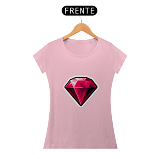 Nome do produto Camiseta Sticker Feminina - Ruby