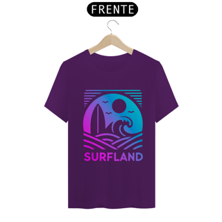 Nome do produto Camiseta Surfland Oficial - Gradient Roxo e azul