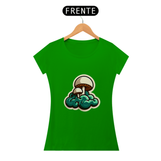 Nome do produto Camiseta Sticker Feminina - Cogumelo 1