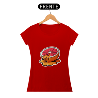 Nome do produto Camiseta Sticker Feminina -  Toranja