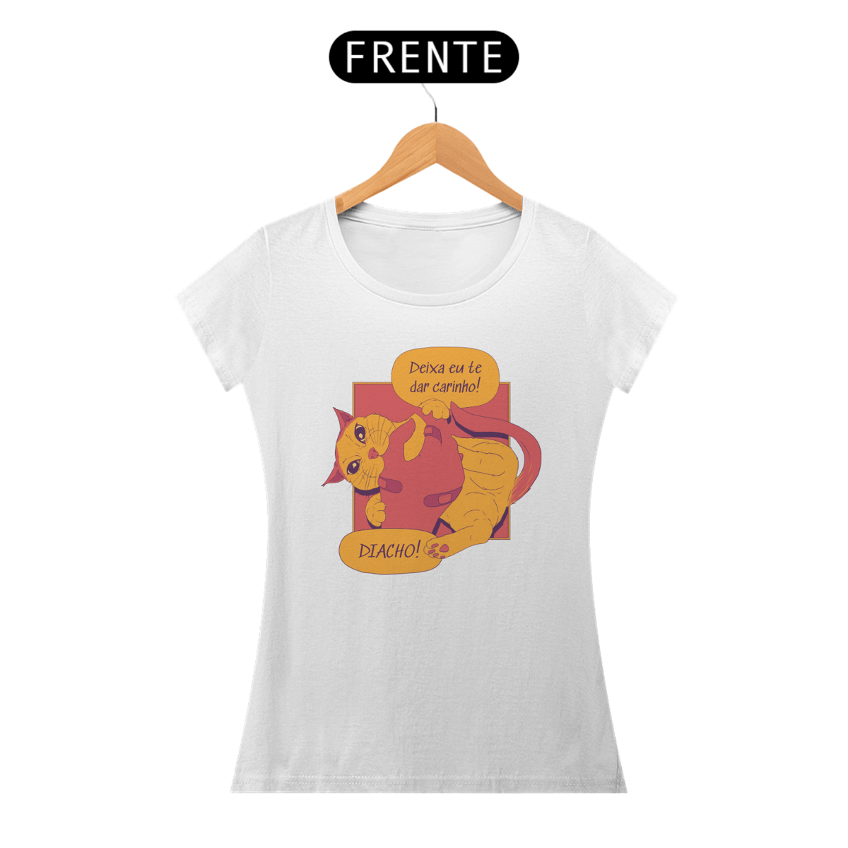 Nome do produto: Gato Sendo Gato - Feminina
