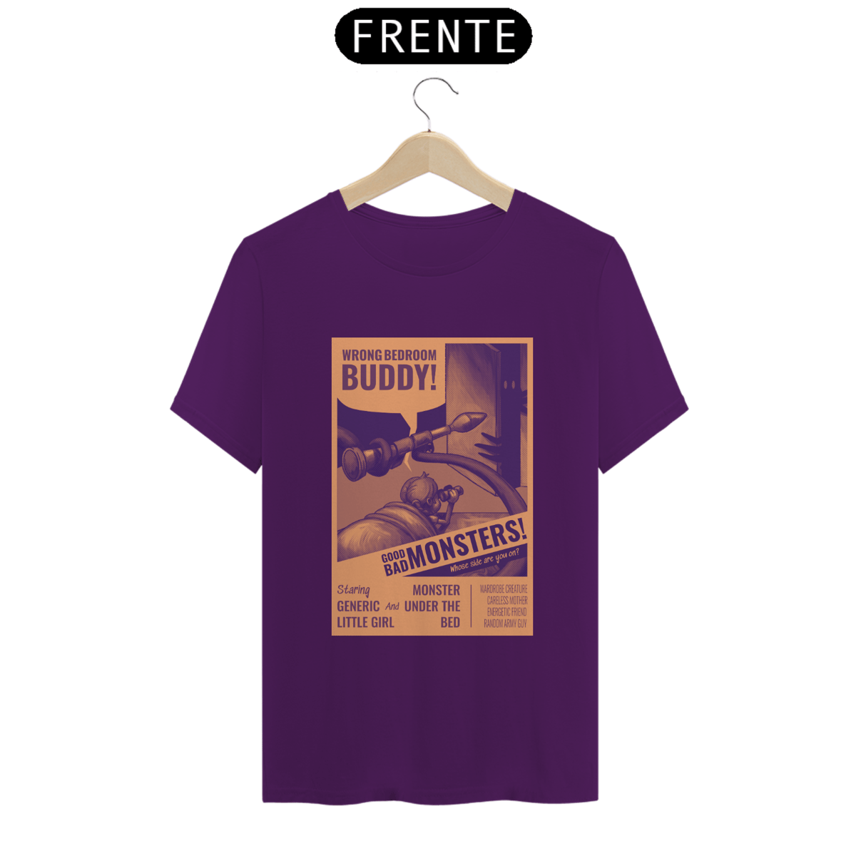 Nome do produto: Monstros no Quarto - Unissex