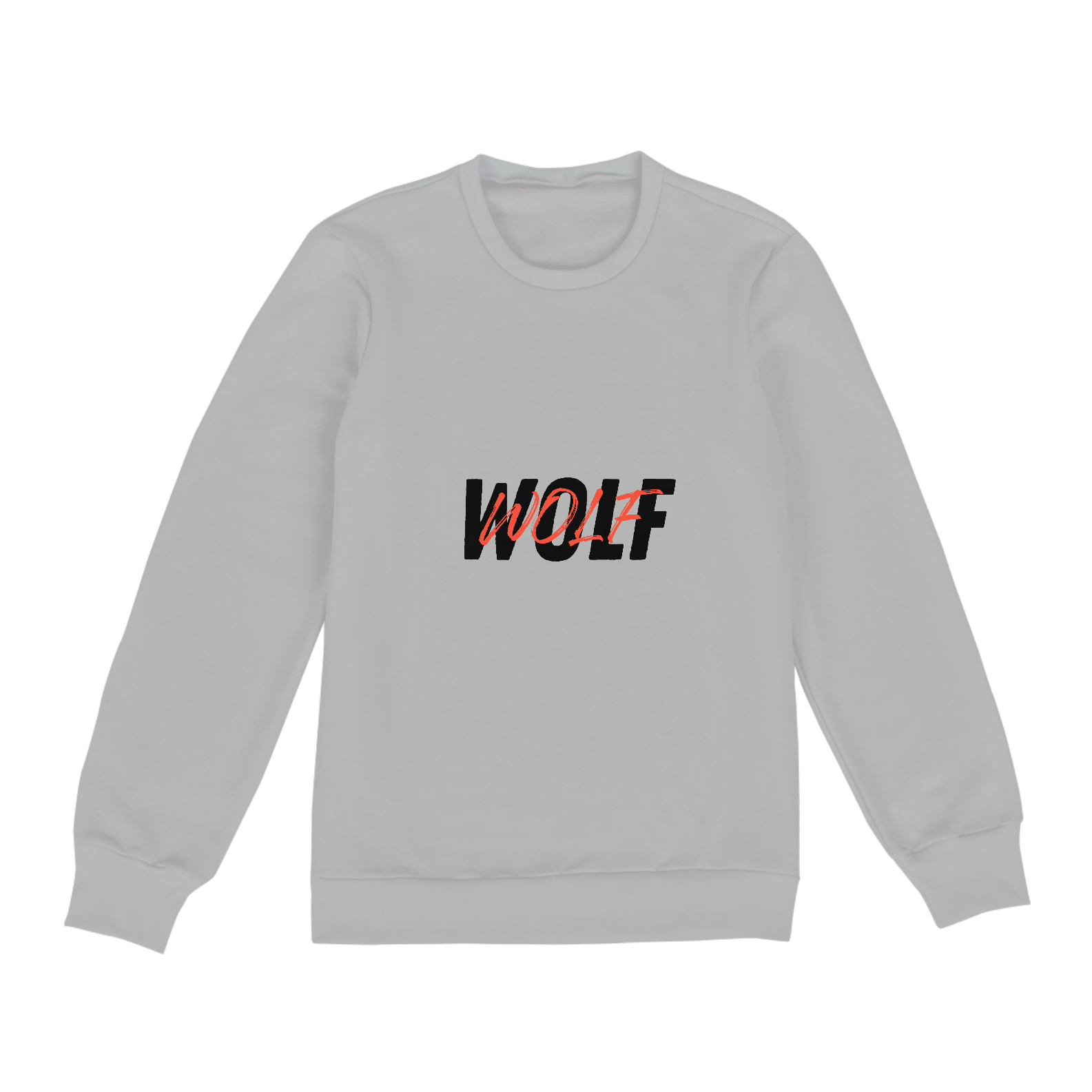 Moletom BlackWolf - escrita preta