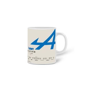 Nome do produto Caneca Colecionável F1 2025 - Alpine