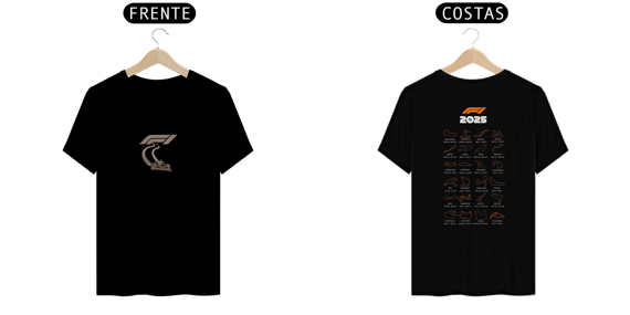 Camiseta F1 - Calendário (Colecionável)