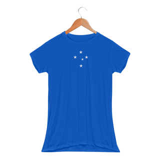 Camisa Dry Fit Cruzeiro Azul - Feminina