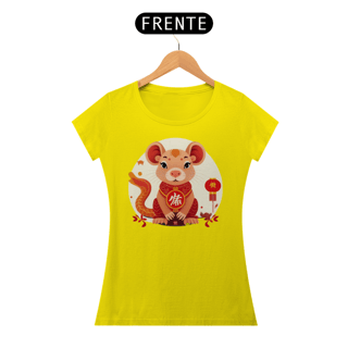 Nome do produto Chinese New Year - T-Shirt Baby Look Little Rat