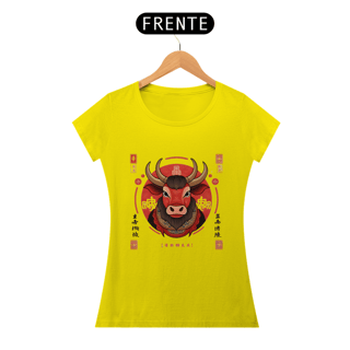 Nome do produto Chinese New Year - T-Shirt Baby Look Red Bull