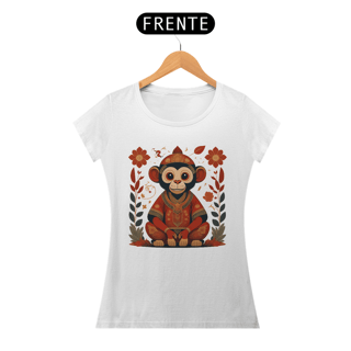 Nome do produto Chinese New Year - T-Shirt Baby Look Monkey Monk