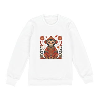 Chinese New Year - Moletom Monkey Monk