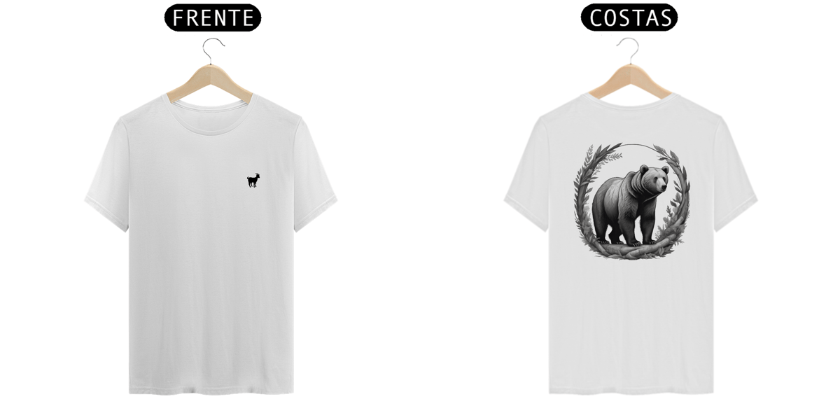 Nome do produto: Wild Whispers - T-Shirt Branca Bear