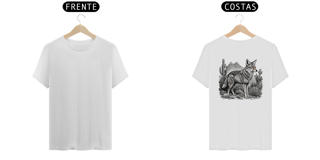 Nome do produto Wild Whispers - T-Shirt Preta Coyote