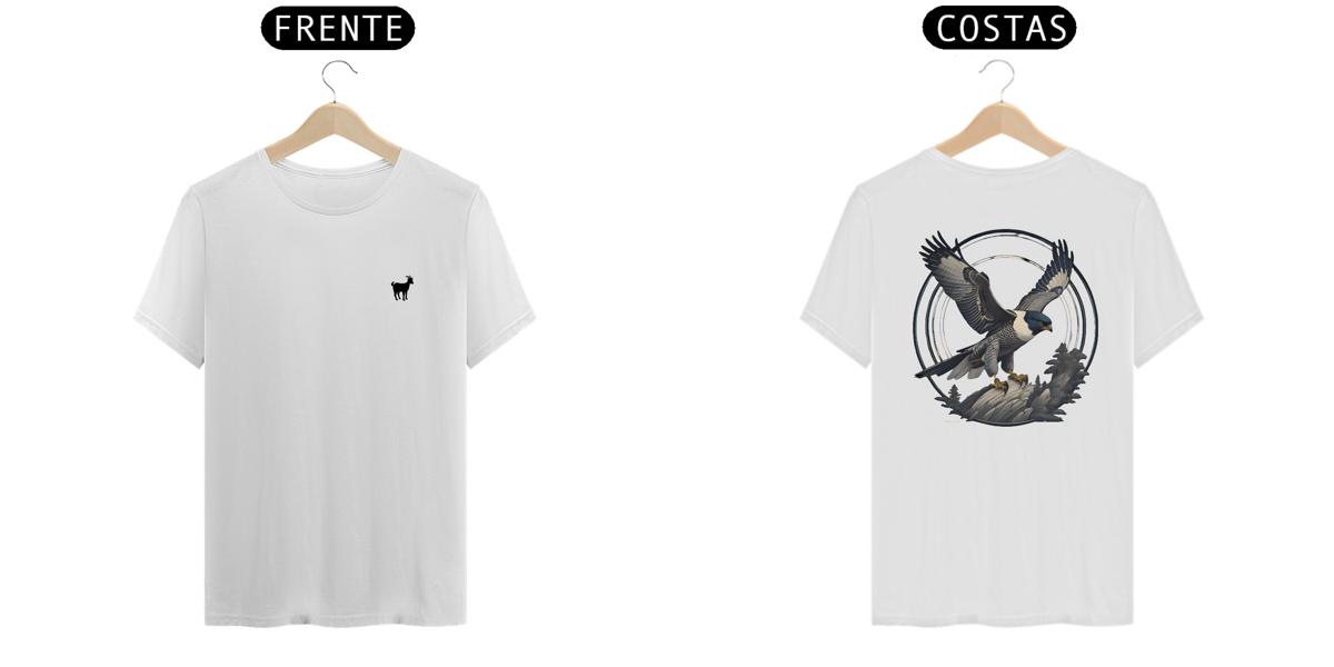 Nome do produto: Wild Whispers - T-Shirt Branca Falcon