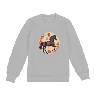 Nome do produto Chinese New Year (Eclipse) - Moletom Fechado Black Horse