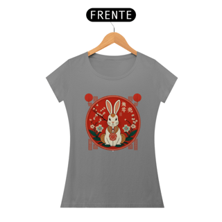 Nome do produto Chinese New Year - T-Shirt Baby Look Little Rabbit