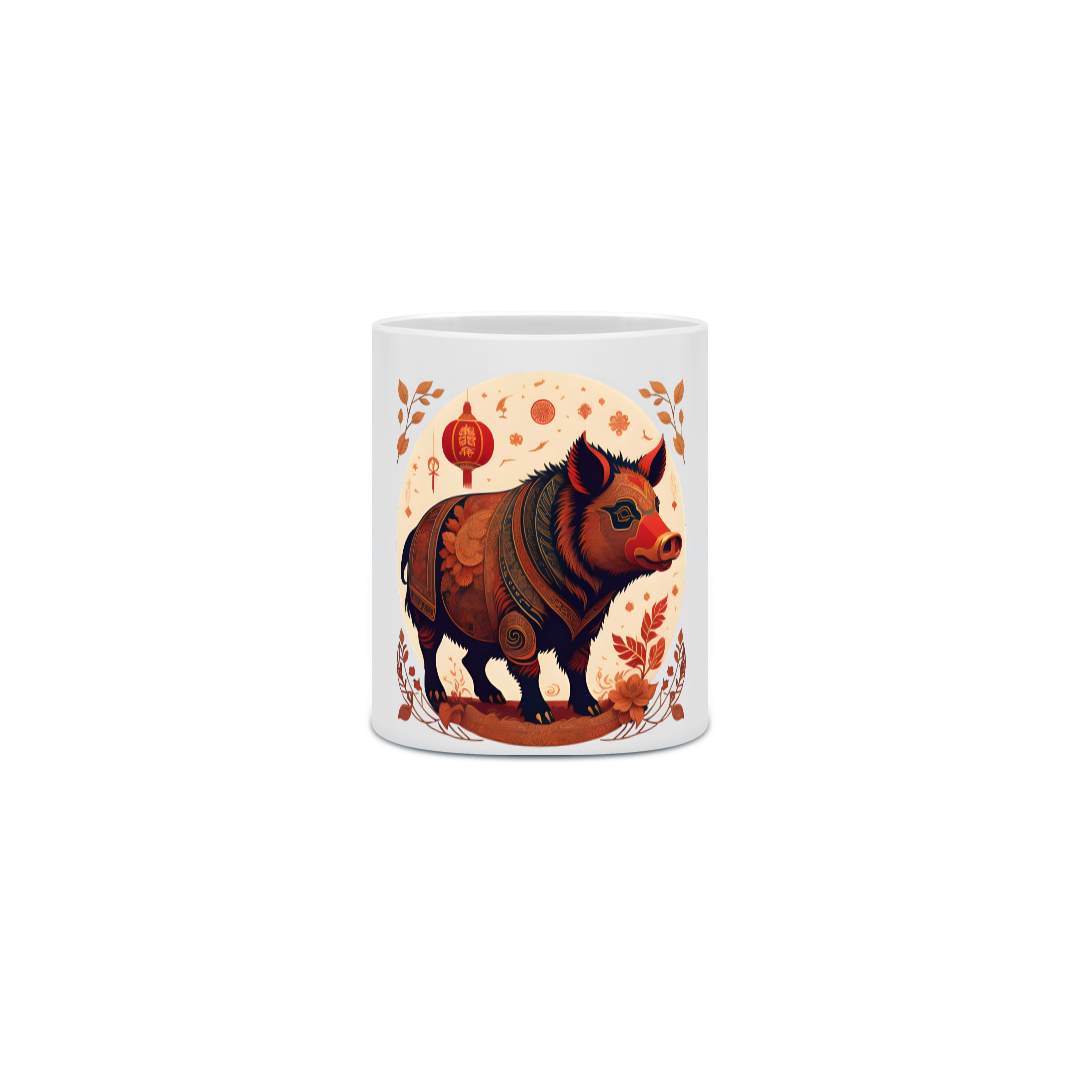 Nome do produto: Chinese New Year - Caneca Red Boar