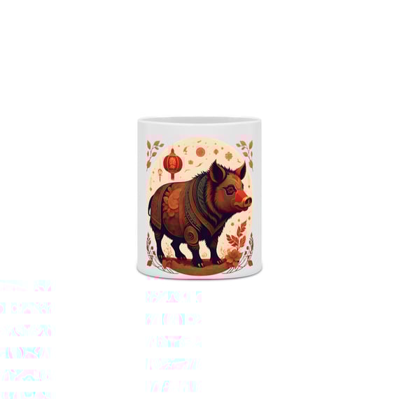 Chinese New Year - Caneca Red Boar