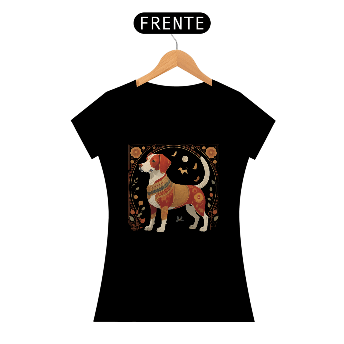 Nome do produto: Chinese New Year - T-Shirt Baby Look Beagle