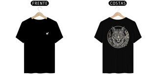 Wild Whispers - T-Shirt Preta Lynx