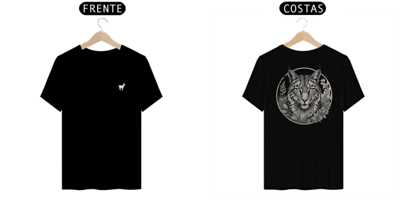 Wild Whispers - T-Shirt Preta Lynx