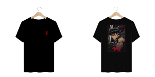 Nome do produto Berserk - T-Shirt Plus Size Frente/Costas Guts II