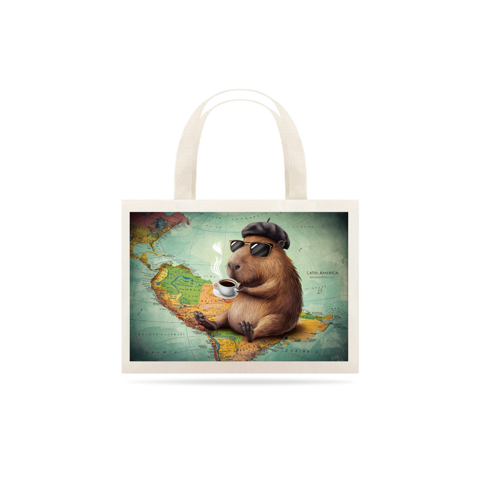 ECOBAG CAPYBARA AND COFFEE