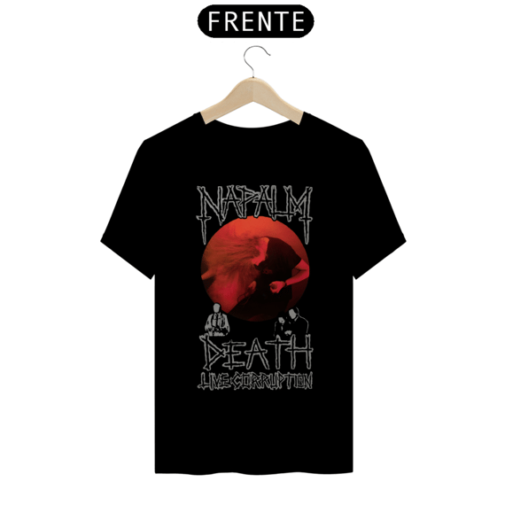 Camiseta Napalm Death Live Corruption