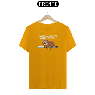 Nome do produto Camiseta Preguiça Carregando Unisex