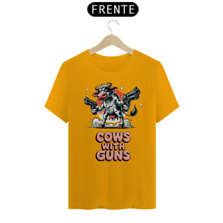 Nome do produto Camiseta Cows with Guns - Unisex