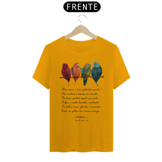 Nome do produtoCamiseta O Pássaro Cativo – Olavo Bilac