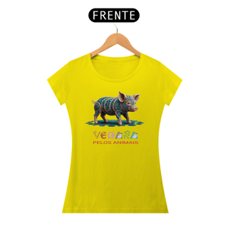 Nome do produto Camiseta Baby Look Porquinho