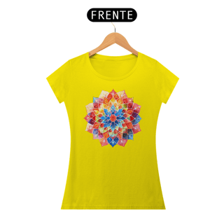 Nome do produto Camiseta Baby Look Mandala Harmonia Eterna
